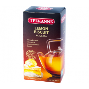 Чай Lemon Biscuit, 25 пакетиков * 2 г, TEEKANNE