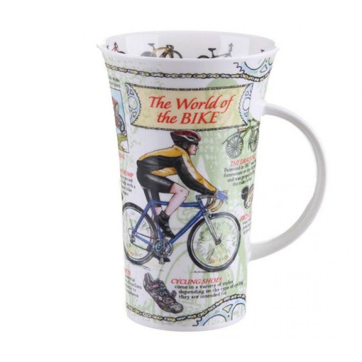 Кружка "Мир велосипедов", 500 мл, костяной фарфор, серия Glencoe, Dunoon