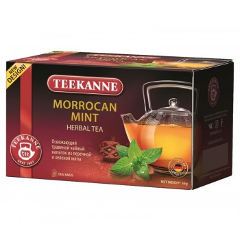 Чай травяной Morrocan Mint, 20 пакетиков * 1.8 г, TEEKANNE