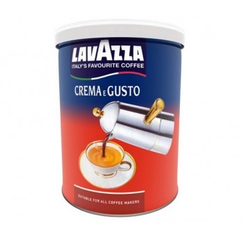 Молотый кофе Crema Gusto, жестяная банка 250 г, Lavazza