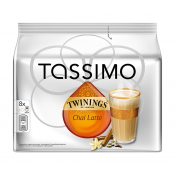 Чайный напиток (Т-Диски) Twinings Chai Latte с пряностями, 8 порций, Tassimo