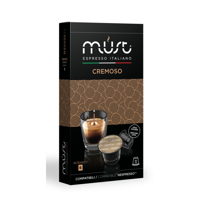 Кофе в капсулах N.Cremoso, 10 шт, Must