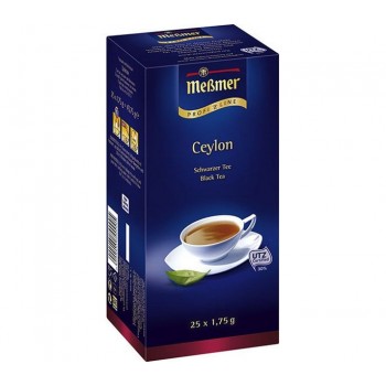 Чай черный пакетированный Цейлон, 25х1.75 г, Messmer