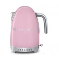 Чайник KLF02PKEU, 1.7 л, розовый, нержавеющая сталь, серия Стиль 50-х г.г., Smeg