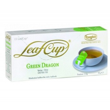 Чай зеленый Leaf cup Зеленый Дракон, 15 шт. х 2,4 г, Ronnefeldt