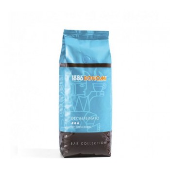 Кофе в зернах Decaffeinato (без кофеина), 50% арабика / 50% робуста, 1 кг, Bonomi