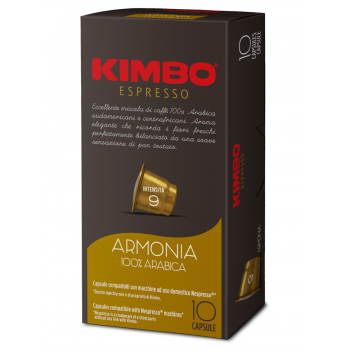 Кофе в капсулах NC ARMONIA 100% Arabica, 10 шт по 5,5 г, Kimbo