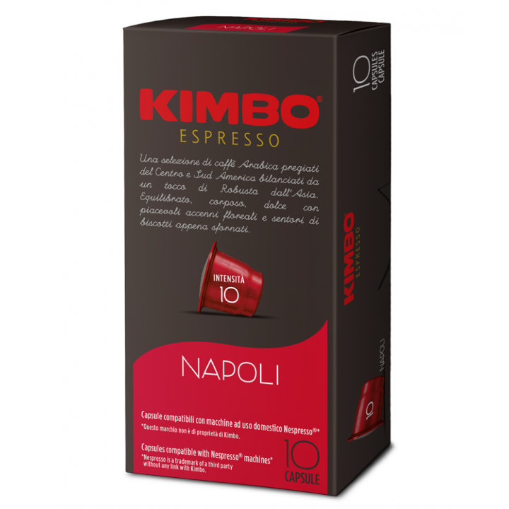 Кофе в капсулах NC NAPOLI, 10 шт по 5,5 г, Kimbo