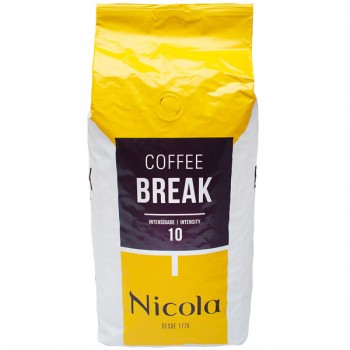 Кофе в зернах COFFEE BREAK, пакет 1 кг, Nicola