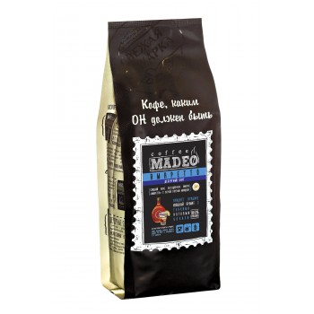 Кофе в зернах Амаретто, пакет 200 г, Madeo