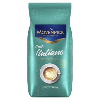 Кофе в зернах Gusto Italiano, пакет 1000 г, Mövenpick