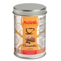 Кофе молотый ароматизированный Амаретто, банка 125 г, Musetti