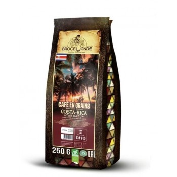 Кофе в зернах Costa Rica, пакет 250 г, Brocéliande