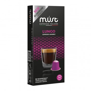 Кофе в капсулах N.Lungo, 10 шт, Must