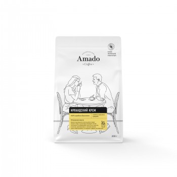 Кофе молотый ароматизированный Ирландский крем, 200г, Amado