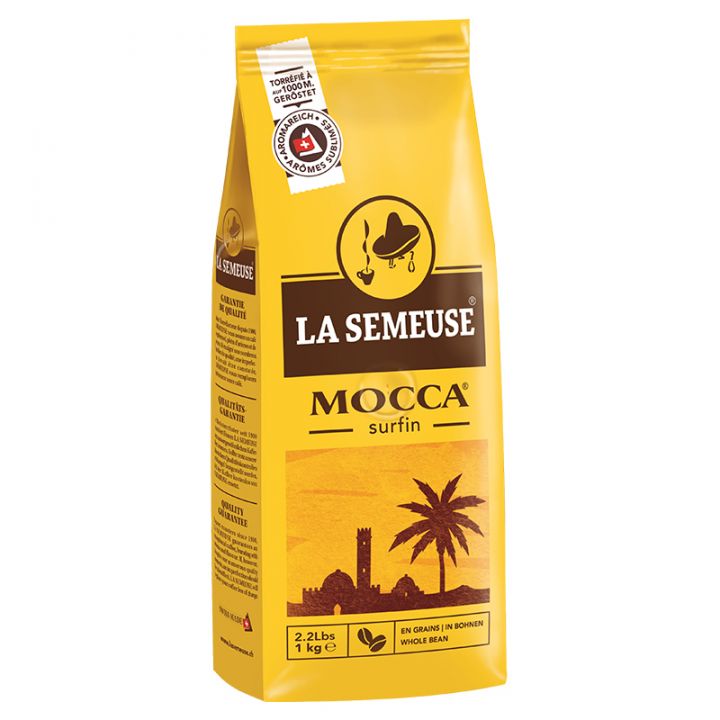 Кофе в зернах MOCCA, пакет 1 кг, La Semeuse