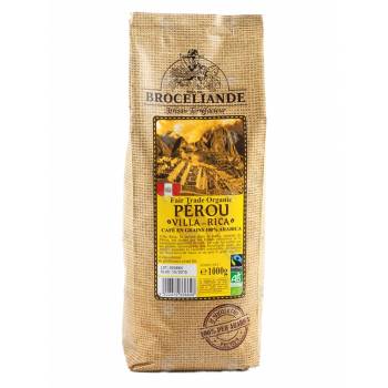 Кофе в зернах Perou Villa-Rica, пакет 1 кг, Broceliande