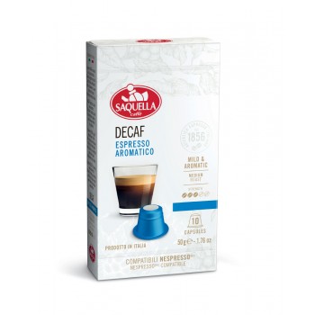 Кофе молотый в капсулах Nespresso Decaf, 10 шт по 5 г, Bar Italia