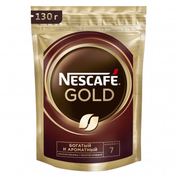 Кофе растворимый Nescafe Gold, 130 г, Nescafe