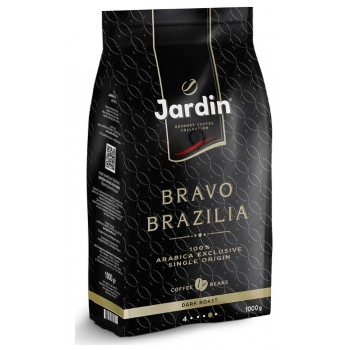 Кофе в зернах Bravo Brazilia, пакет 250 г, Jardin