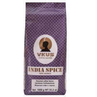 Кофе зерновой India Spice, пакет 200 г, VKUS