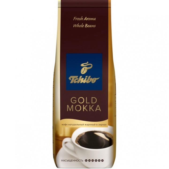 Кофе в зернах Gold Mokka, пакет 250 г, Tchibo