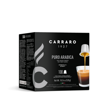 Кофе в капсулах, CARRARO (N) PURO ARABICA 100шт