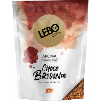 Кофе растворимый AROMA CHOCO BROWN, пакет 70 г, Lebo