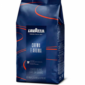 Кофе в зернах Lavazza Crema e Aroma, ORIGINAL, 80% арабика. 20% робуста, вакуумный пакет 1 кг, Lavazza