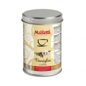 Кофе молотый ароматизированный Ваниль, банка 125 г, Musetti