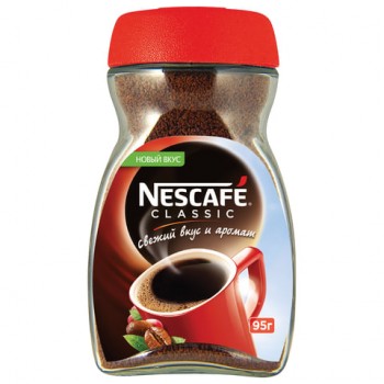 Кофе растворимый с добавлением молотого Classic, банка 95 г, Nescafe