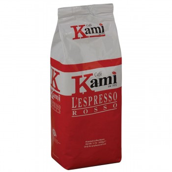Кофе в зернах Rosso, пакет 1 кг, Kami