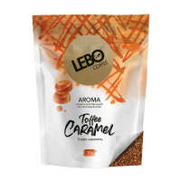 Кофе растворимый AROMA TOFFEE CARAMEL, пакет 70 г, Lebo