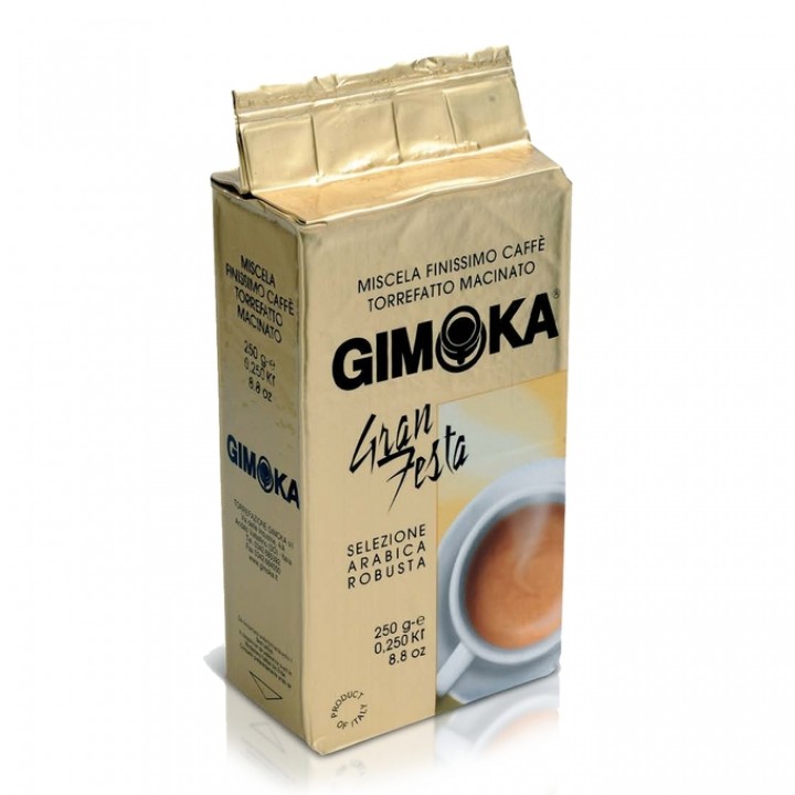 Кофе молотый Gran Festa, пакет 250 г, Gimoka