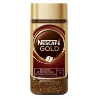 Кофе растворимый с добавлением молотого Gold, банка 95 г, Nescafe