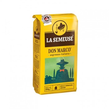 Кофе молотый DON MARCO, пакет 250 г, La Semeuse