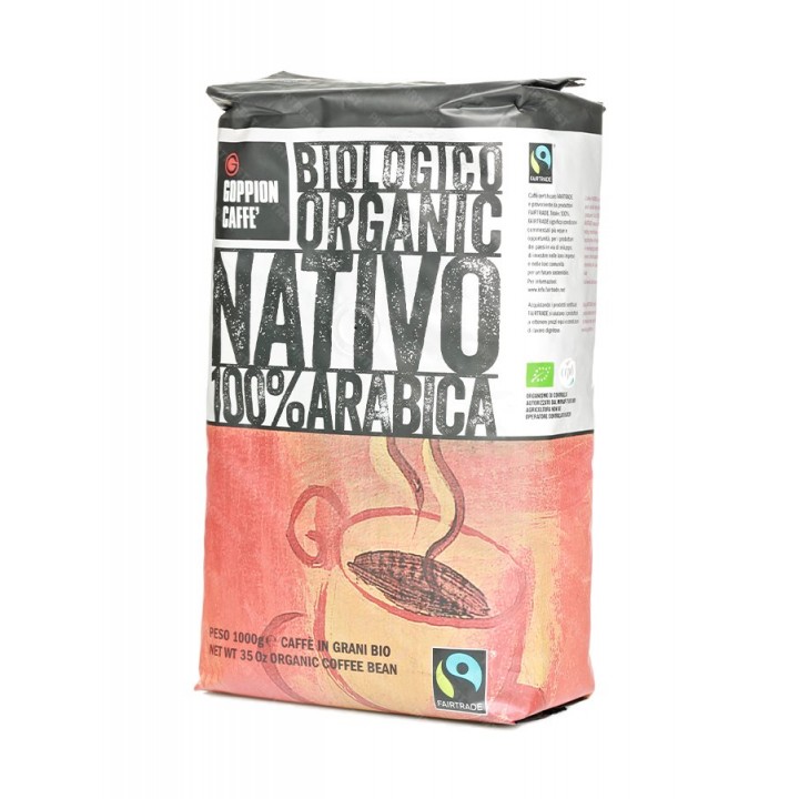 Кофе Nativo зерновой, 1 кг, Goppion