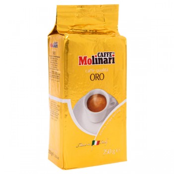 Кофе молотый Qualita Oro, пакет 250 г, Molinari