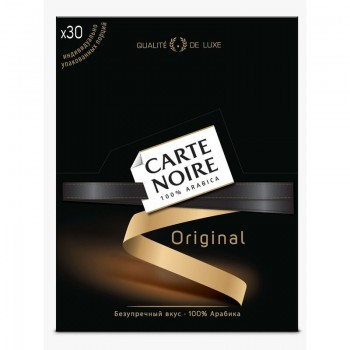 Кофе растворимый в пакетиках, 30 шт по 1.8 г, Carte Noire