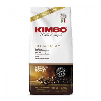 Кофе в зернах Extra Cream, пакет 1 кг, Kimbo