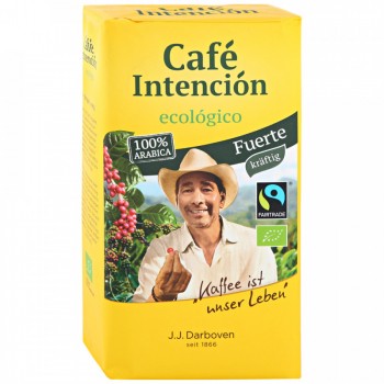 Кофе молотый Café Intención ecológico Fuerte, пакет 500 г, J.J. Darboven