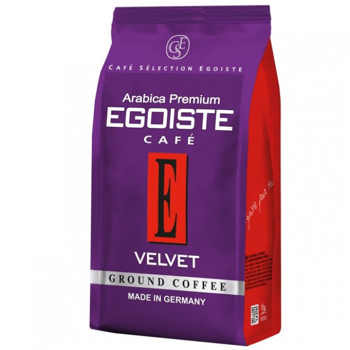Кофе молотый Velvet, пакет 200 г, Egoiste