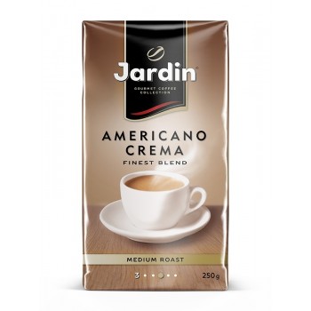 Кофе молотый Americano Crema, пакет 250 г, Jardin