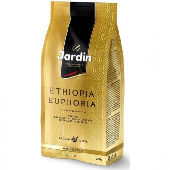 Кофе в зернах Ethiopia Euphoria, пакет 250 г, Jardin