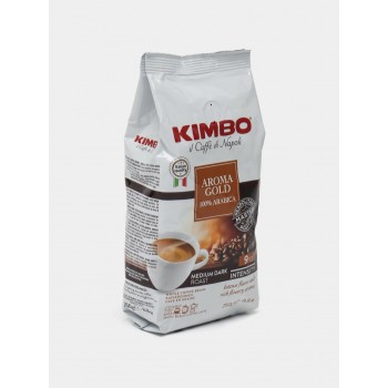 Кофе в зернах Aroma Gold 100% Arabica, пакет 250 г, Kimbo