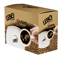 Кофе растворимый сублимированный в пакетиках Extra, 25 шт по 2 г, Lebo