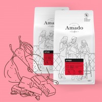 Кофе в зернах Бурбон, 500 г, Amado