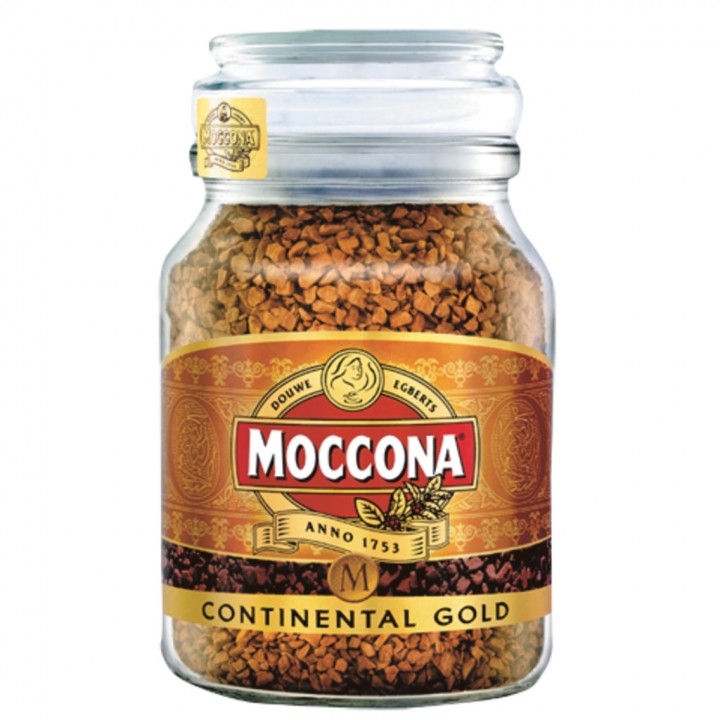 Кофе растворимый сублимированный Continental Gold, банка 47.5 г, Moccona