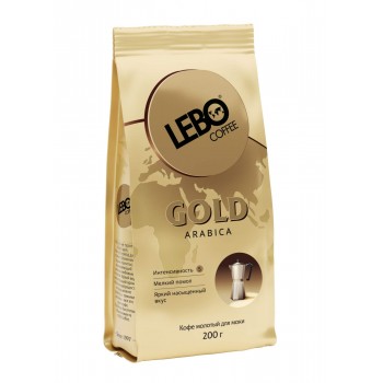 Кофе молотый Lebo Gold для моки, 200 г, Lebo