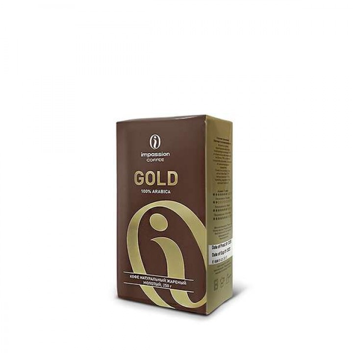 Кофе молотый Impassion Gold, 250гр